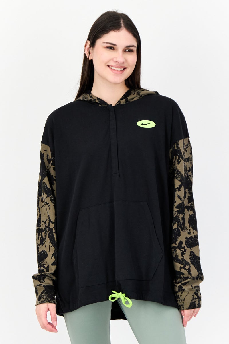Nike Women Oversized Fit Long Sleeve Outdoor Hoodie, Multicolor  - Image 1
