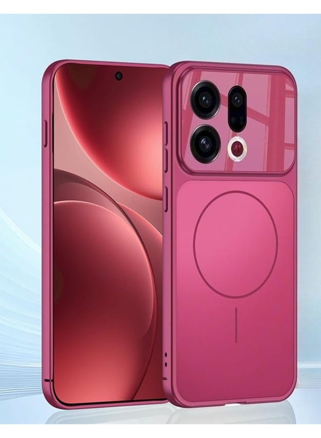 general Magnetic Case for OPPO Find X9 Case, Ultra-Thin Frosted Hard PC Shell Camera Protection Anti-Drop Shockproof Protective Back Cover Support Wireless Charging