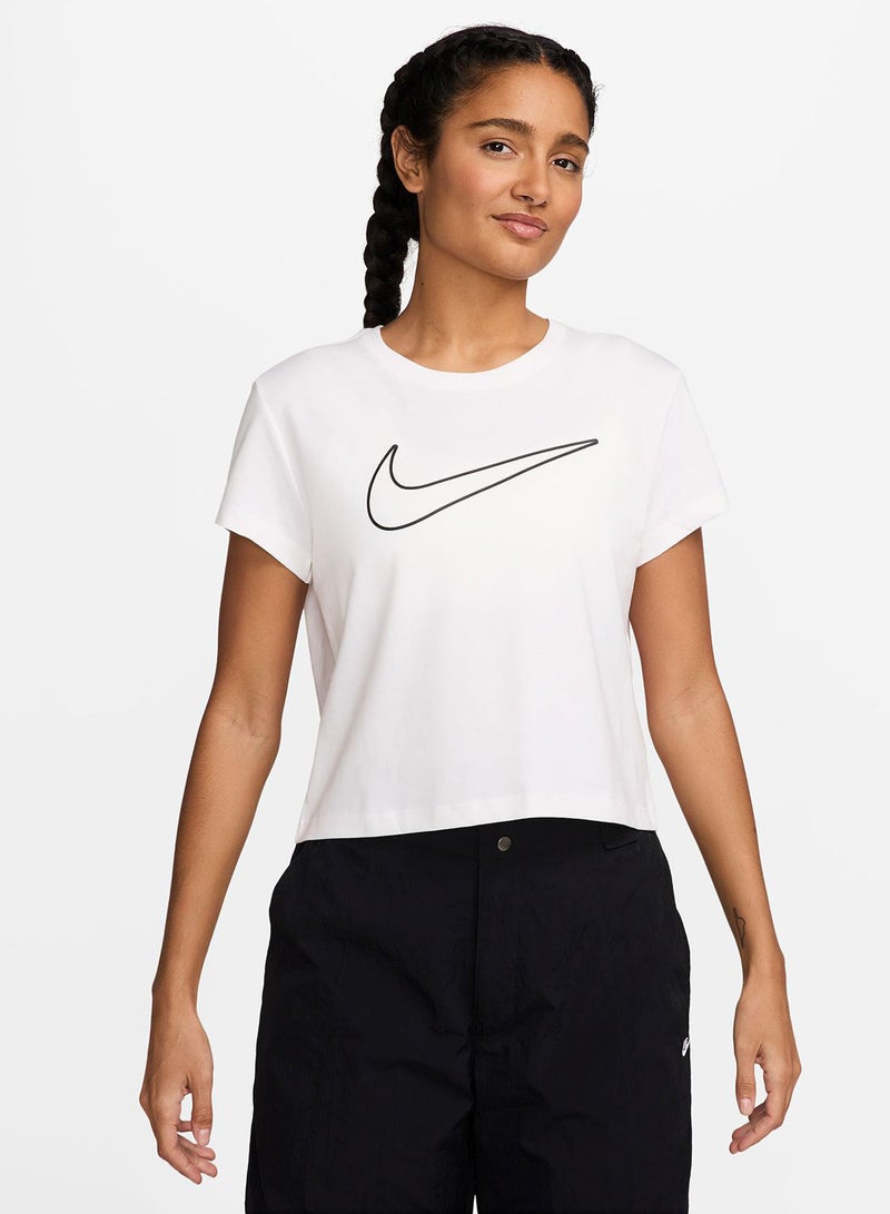 Nike Nsw Club Hybrid Logo T-Shirt - Image 1