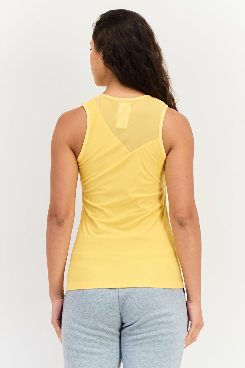 Reebok Women Sportswear Fit Sleeveless Training Tank Tops, Orange - Image 2