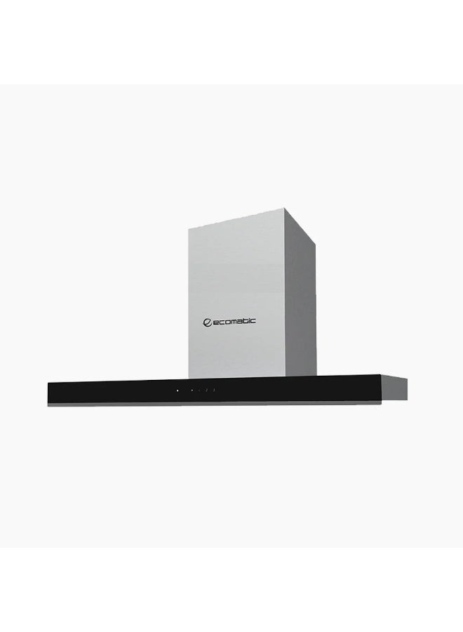 Ecomatic Kitchen Hood 90 cm - T Shape Design – Touch Control -Remote  control -  Timer – 3 Speeds – 850 m³/h Suction – Metal Filters – Carbon Filters – LED Light – Internal or External Ventilation - H9308TT - Image 1