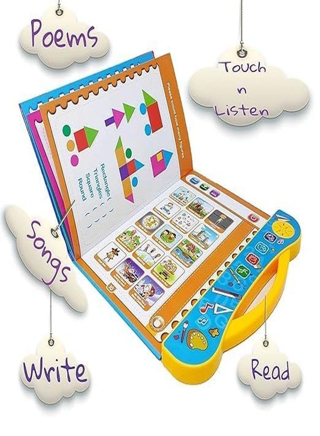 BANNI Interactive Learning Sound Book for Toddlers | Educational Toy with Voice, Music, ABC, Numbers and Lights - Early Childhood Development Book - Image 1