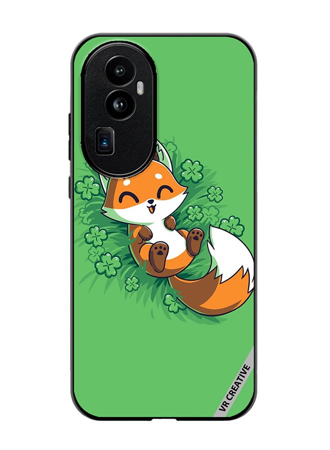 VR CREATIVE Protective Case Cover For Oppo Reno 10 Pro Plus Fluffy Fox Design Multicolour - Image 1