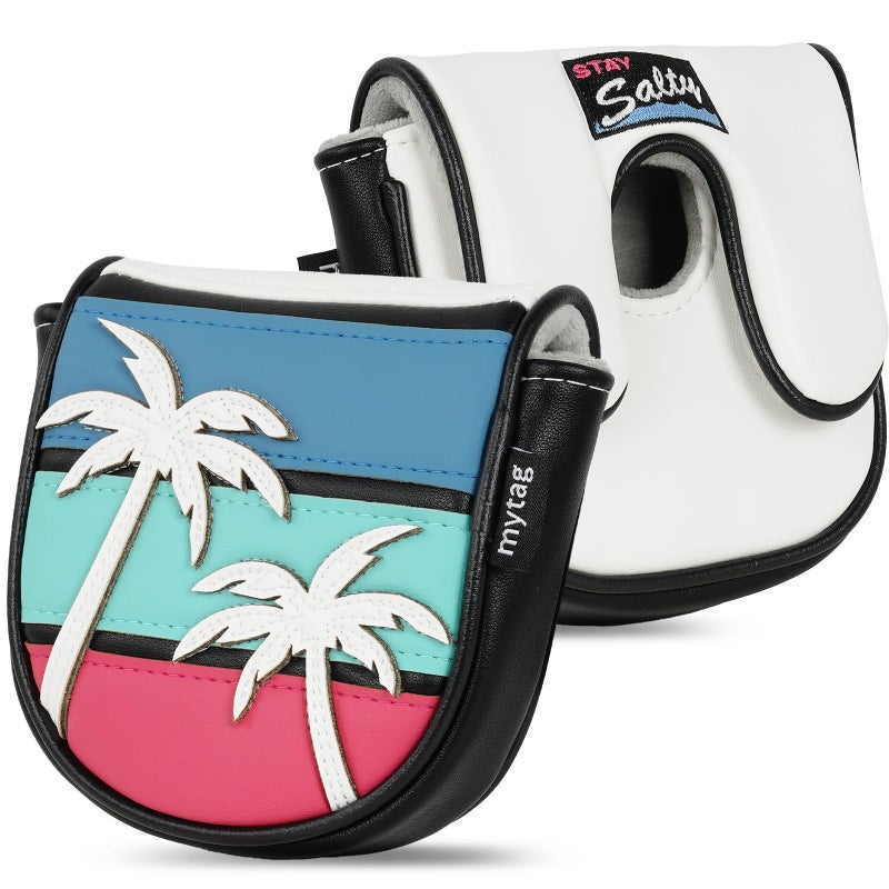 mytag Tropical DF3 Putter Covers Coconut Tree Golf Putter Headcover for LAB DF3 Center Shaft Magnetic Closure - Image 2