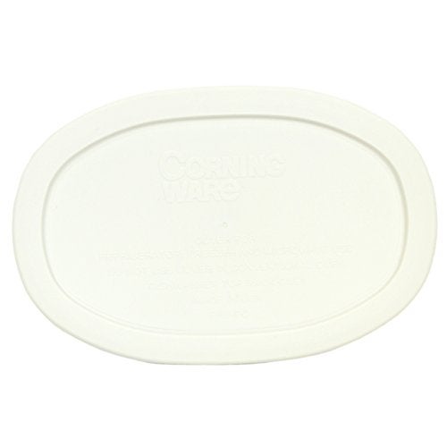 Corningware F-15-PC Oval French White 15-ounce Plastic Cover - Image 1