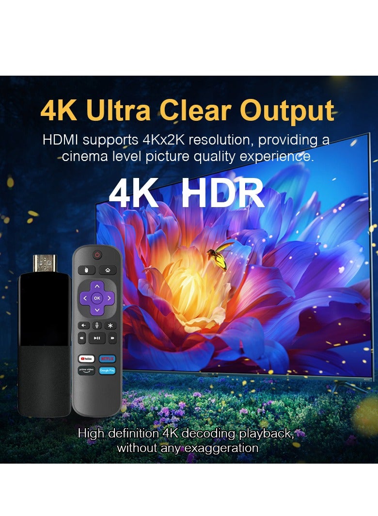 Android 13.0 Smart TV Stick, 4K UHD Streaming Device, 2.4G/5G WiFi, Quad-Core Processor, Allwinner H313, 2GB RAM, 16GB ROM, Multi-Language Support - Image 4