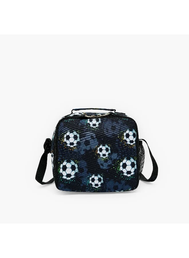 St.Right Lunch Bag-Balls-1 Cmprt- (Polyester) Black \ 21X11X22