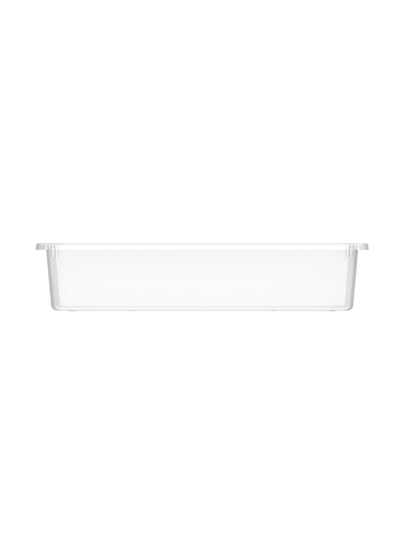 Cosmoplast Large Tray Clear Plastic 42 x 31 x 8 centimeter  - Image 2