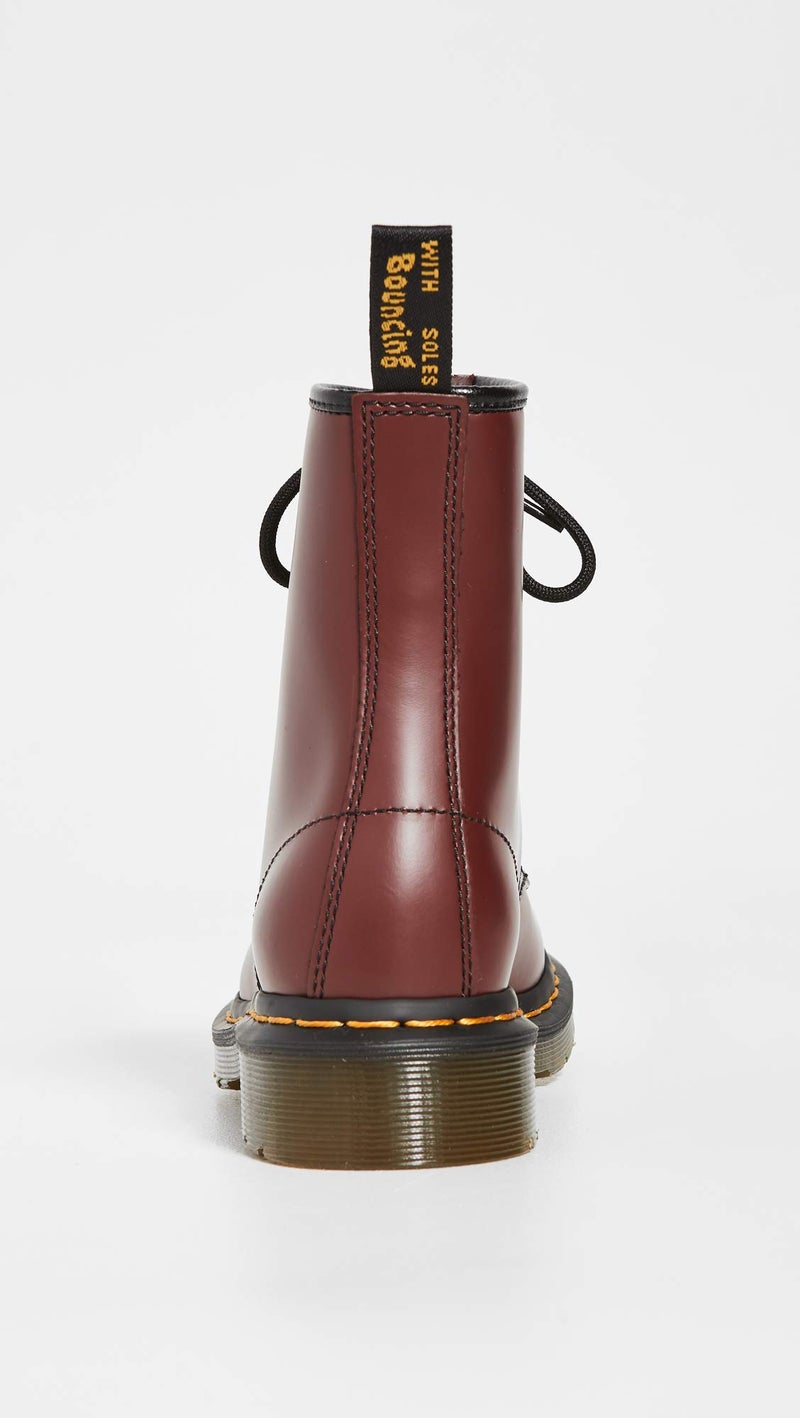 Dr Martens Dr. Martens Unisex 1460 Smooth Leather 8 Eye Boot, Cherry Red, 6 Women/5 Men - Image 4