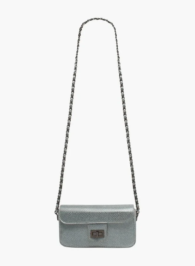 فلورا بيلا من شو إكسبرس حقيبة كروس بودي بنقوش مع حزام سلسلة