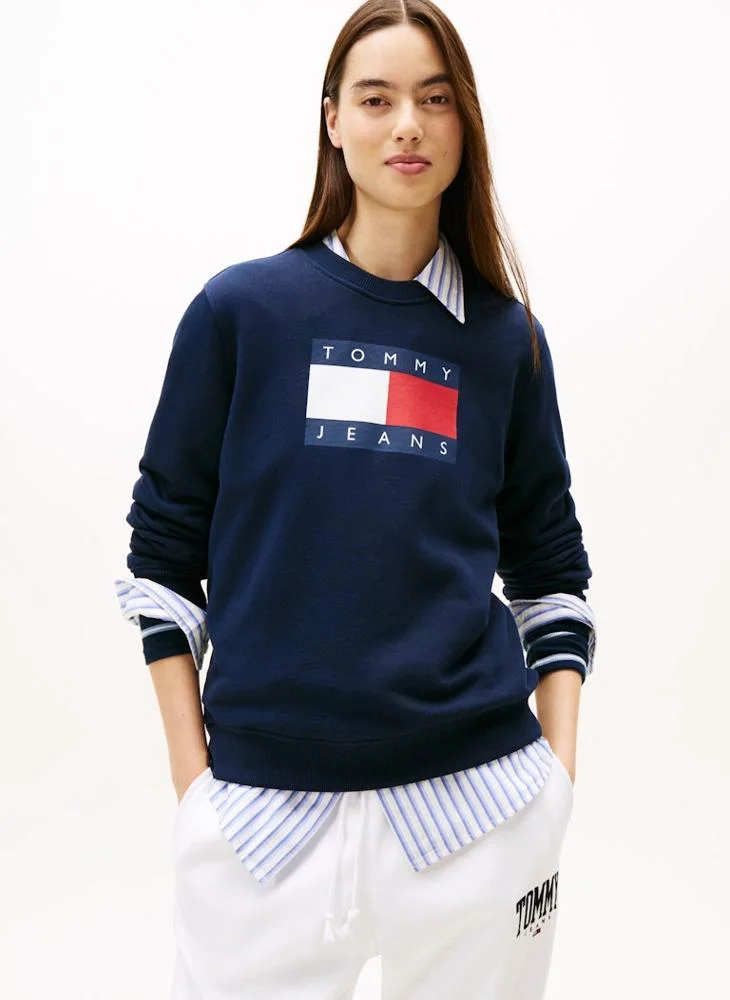 Logo Crew Neck Sweatshirt