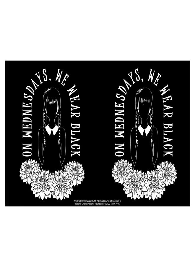 Wednesday We Wear Black 17 oz Stainless Steel Bottle - Image 4