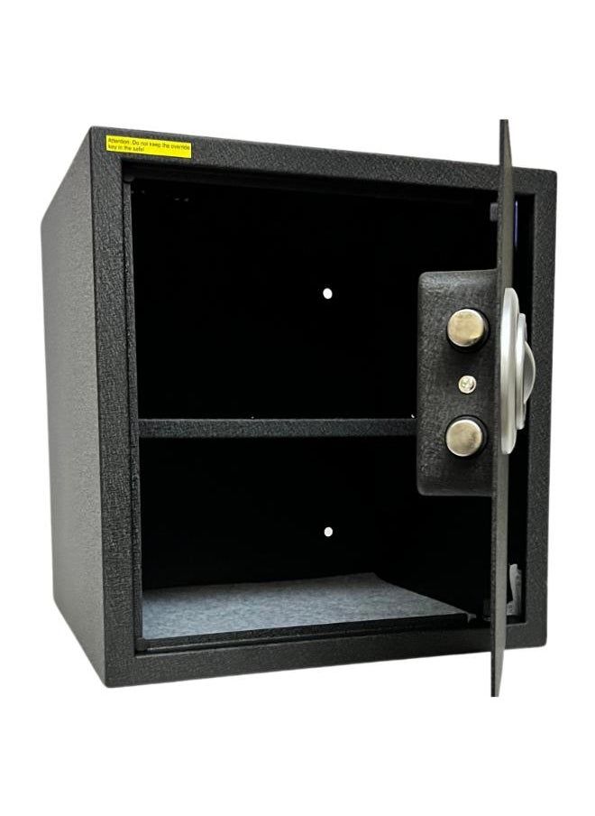 LOTFY GROUP LG Well Designed textured-Black Fingerprint Safe Box , Kalon and Password - With removable Shelf - Secure Storage with Biometric Access H40*W38*D38 CM  - Image 4