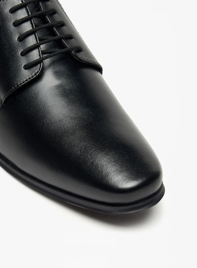 ال بي ال من شو اكسبرس Men Solid Lace-Up Derby Shoes
