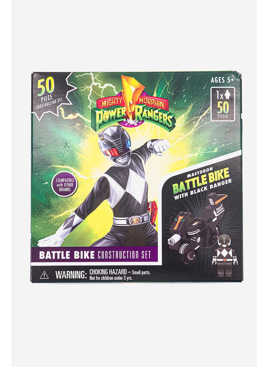 POWER RANGERS 50 Pieces Tyrannosaurus Rex Battle Bike With Red Ranger Construction Set, Assorted  - Image 2
