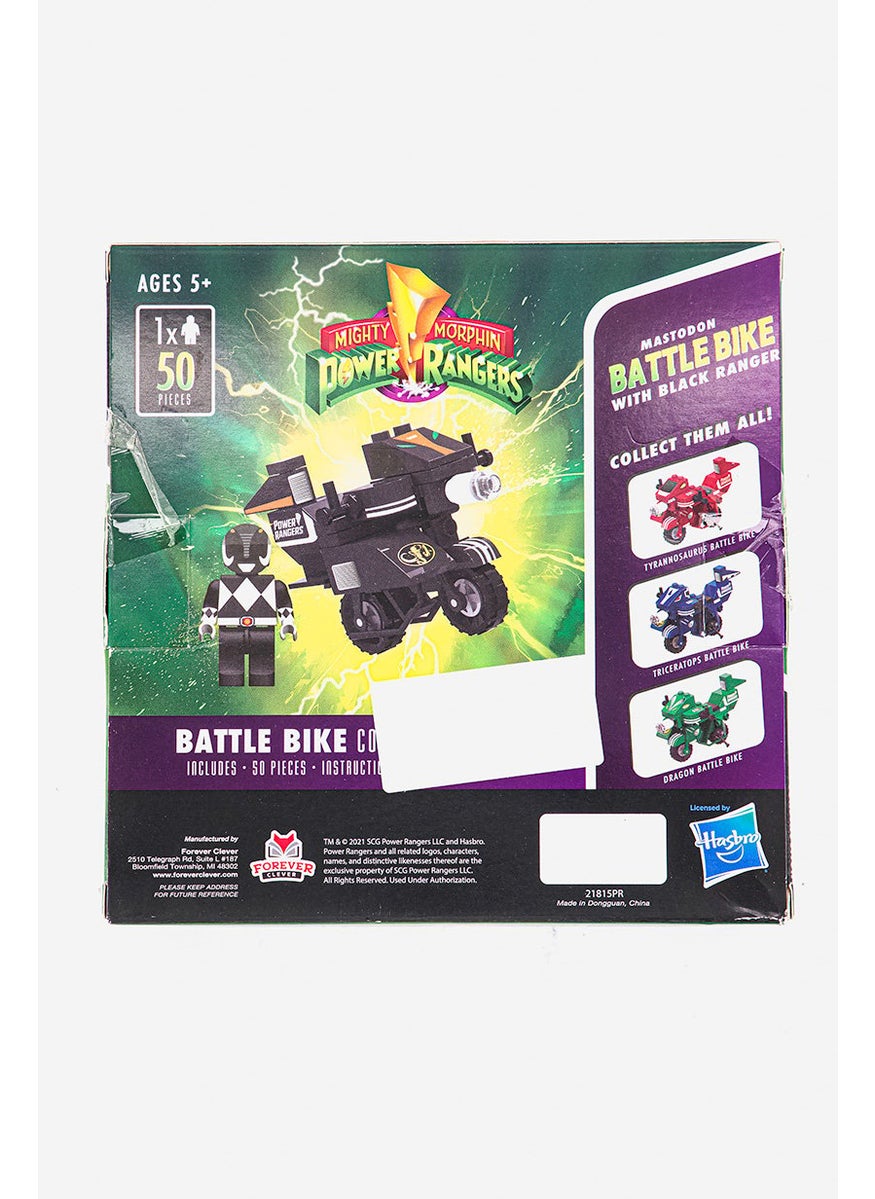 POWER RANGERS 50 Pieces Tyrannosaurus Rex Battle Bike With Red Ranger Construction Set, Assorted  - Image 3