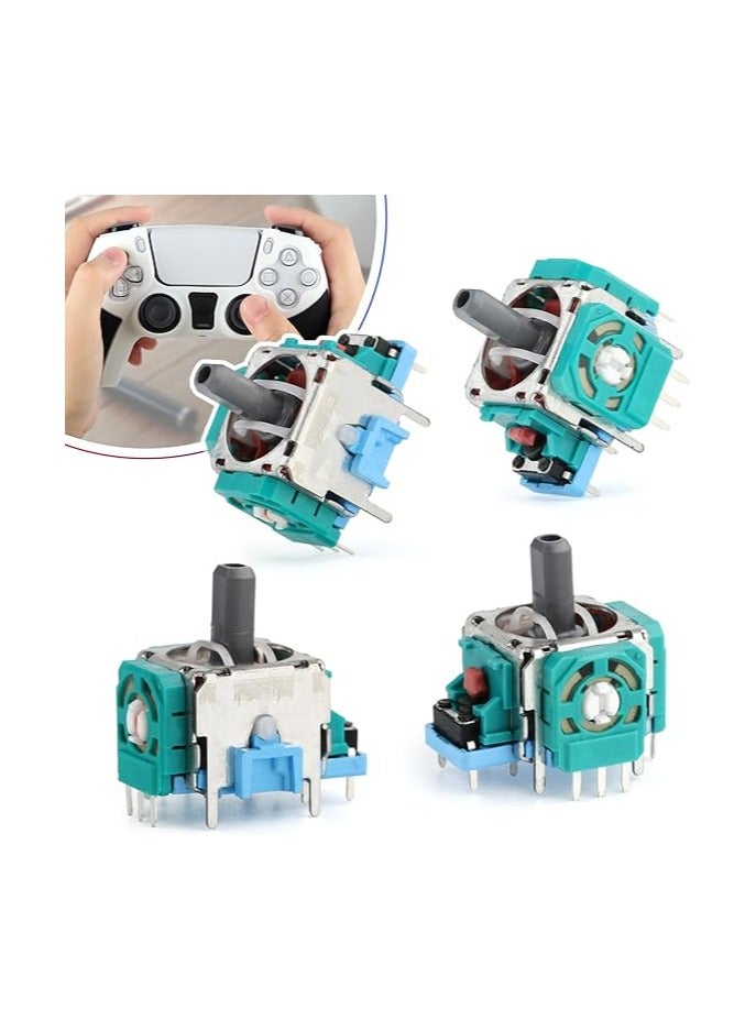 Replacement analog thumb stick for PlayStation 5 controller, pack of 4 pieces, blue - Image 1