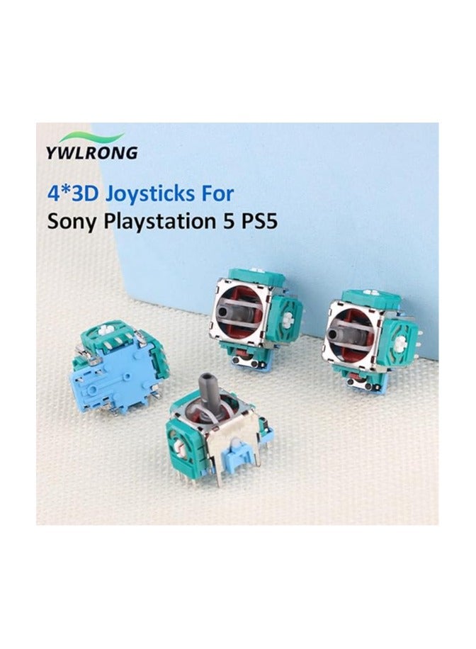 Replacement analog thumb stick for PlayStation 5 controller, pack of 4 pieces, blue - Image 4