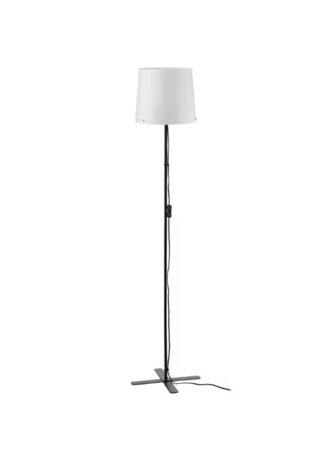 A floor lamp with a modern design that provides soft, glare-free lighting that is comfortable for the eyes, and provides distributed light throughout the room