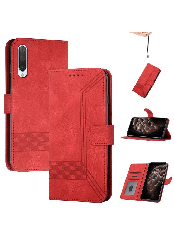 The Bros Case For Xiaomi Mi 9 SE Cubic Skin Feel Flip Leather Phone Case