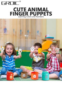 GROIC Learning Toys, Farm Animals Finger Puppets Baby Montessori Toys, Counting, Matching & Sorting, Learning Educational Toys, Birthday Educational Gift for Baby Toddler Boys Girls  - Image 5