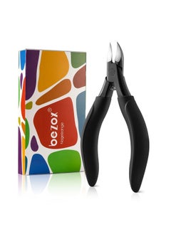BEZOX Comfort Grip Ingrown Toenail Clippers For Thick Toenails - Precision Thick Toe Nail Clipper For Ingrown And Curly Nails, Toenail Scissors For Seniors  - Image 1