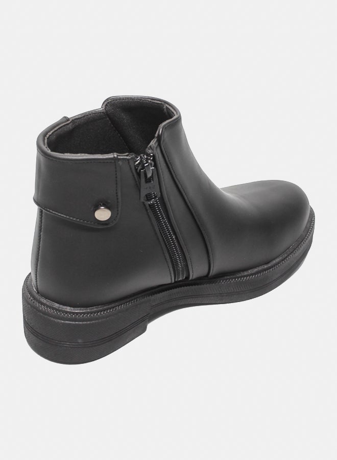 Glitter Women Half-Boots - Black - Image 4