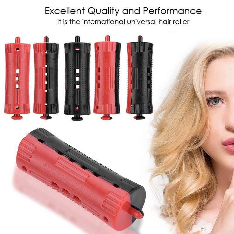 woobles Hair Rollers with Rubber Band, 6Pcs Salon Standard Wave Rods Heat Perm Curling 1-6 Sizes Hair Clip Curlers DIY Hairdressing Tool for Girls Women(#1(3cm / 1.2inch)-#1(3cm / 1.2 Inch) - Image 4