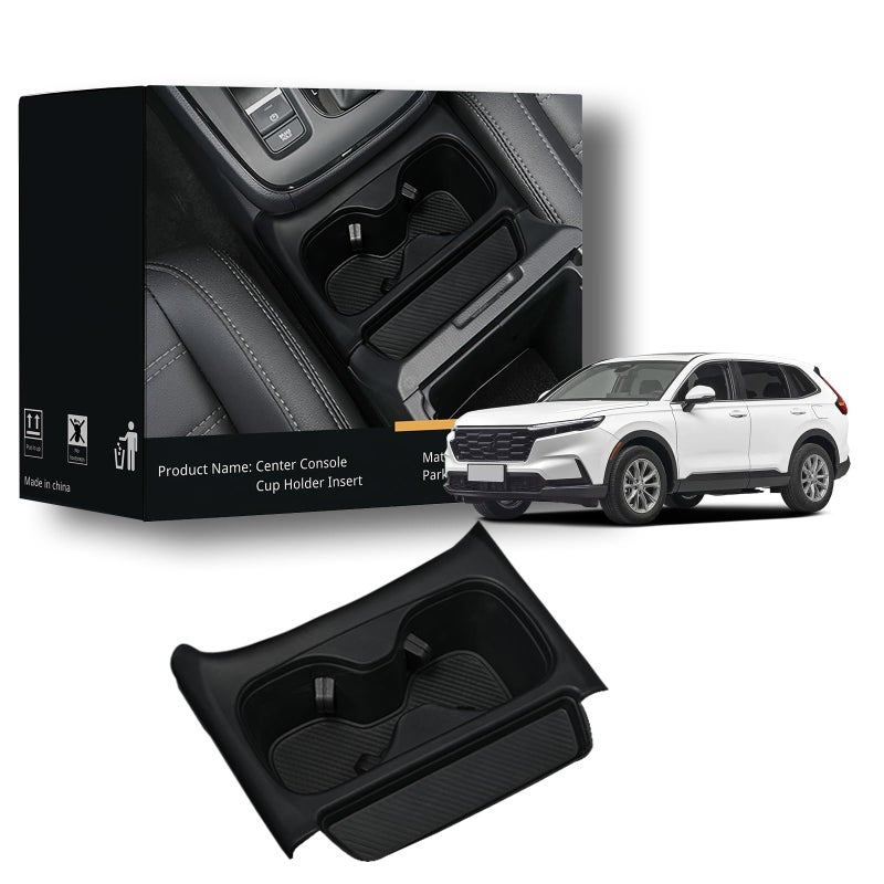 Tmengdao for 2023-2026 Honda CR-V Car Cup Holder Insert, Seamless Fit, Odorless Silicone, Anti-Slip, Scratch & Stain Resistant, Noise Reduction for CRV Accessories - Image 1