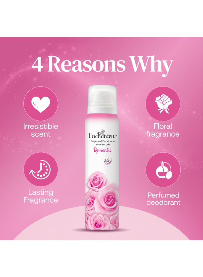Enchanteur Romantic Perfumed Deodorant With Odour Protection - Image 3
