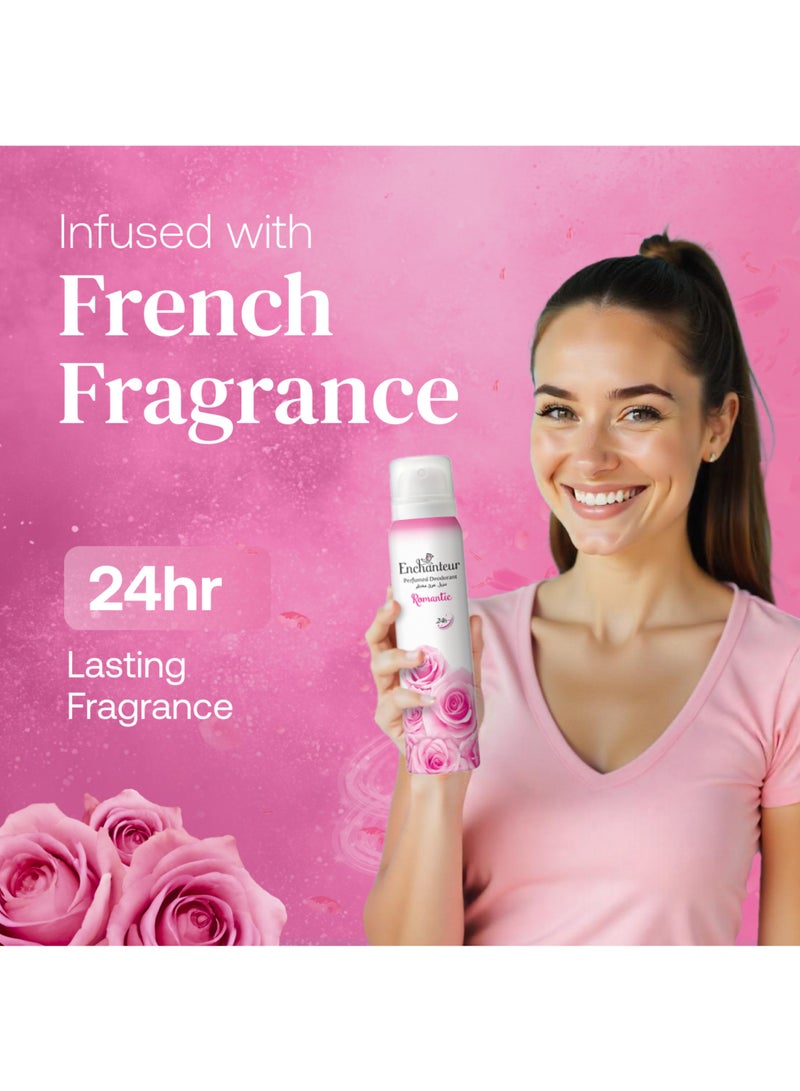Enchanteur Romantic Perfumed Deodorant With Odour Protection - Image 4