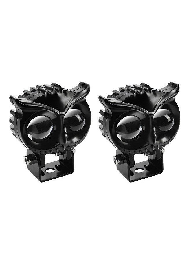 Generic 2Pcs Motorcycle Driving Lights Mini LED Headlights Fog Lights 30W/45W 5000-6500K Super Bright Spotlight for Motorcycle Truck ATV SUV Car Yacht  - Image 1