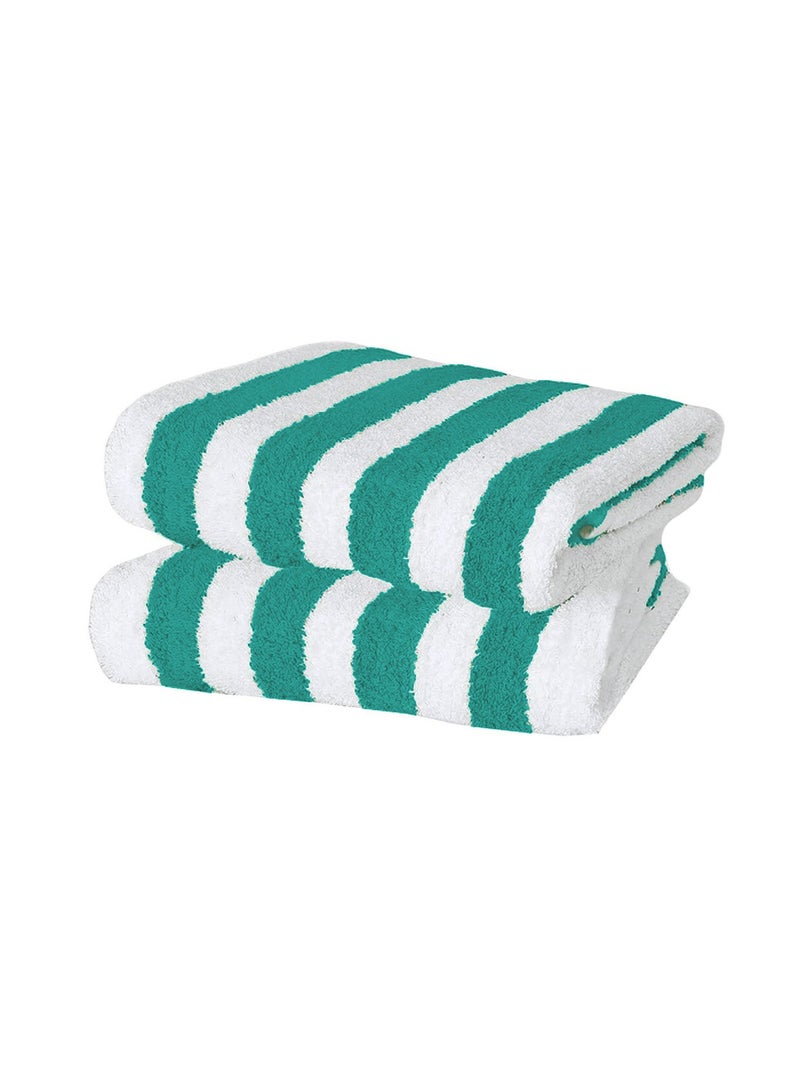 Home Smart Beach Towel Soft Quick Drying Set of 2 Towels Perfect for the Beach, Pool, and Summer Adventures - Image 1