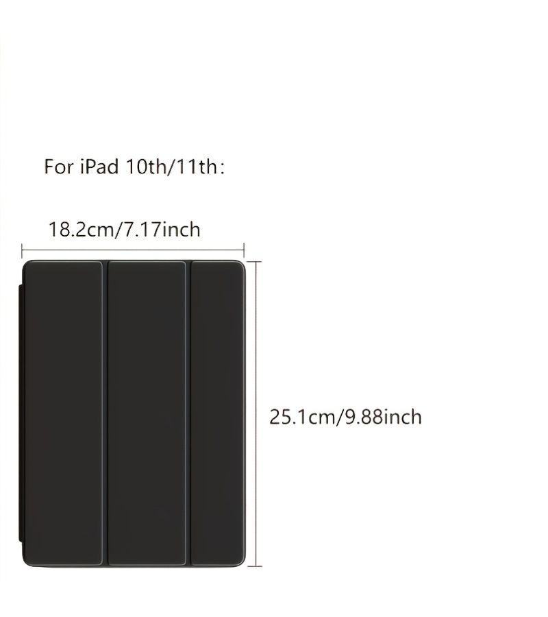 Dark Green Tri Fold Magnetic Stand Case for iPad 10th 11th 2022 2025 Protect Cover - Image 2