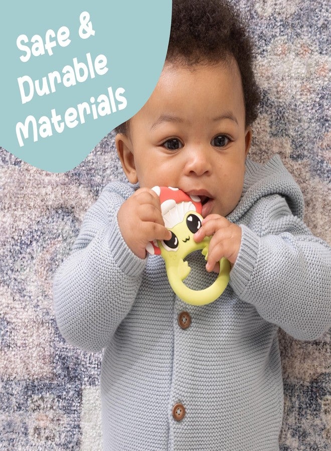 Lamaze Finlee the Frog Teething Toy - Soft Silicone Teether for Baby - Developmental and Sensory Toys with Bright Colors and Unique Textures - Ages 3 Months and Up - Image 5