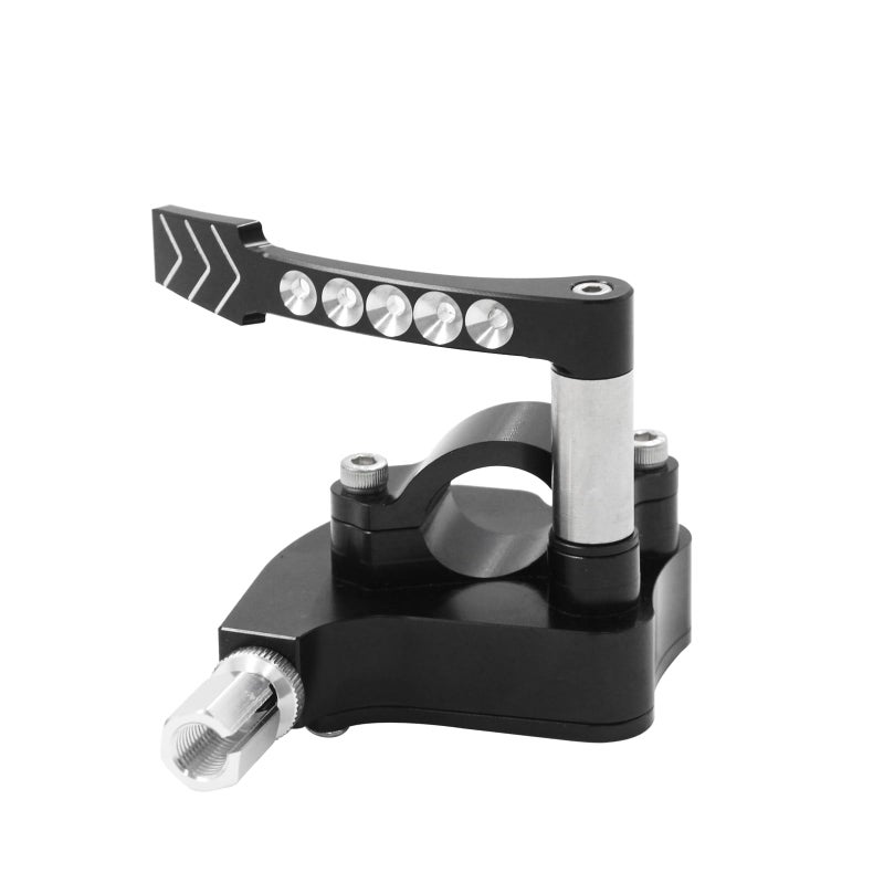 Generic LVOUP 7/8 Universal Billet Throttle Thumb Assembly Compatible with Yamaha Banshee Raptor 350 660 700 HD TRX 400EX 250/450R Suzuki LTR450 250 500 LTZ400 250 500R Kawasaki Black  - Image 1