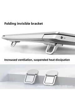 Mini Laptop Stand Bracket Portable Cooling Rack Gaming Stand This Pad High Invisible Shelf Bracket-Color:Black-Applicable Size:Plastic Single Gear
