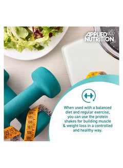 Applied Nutrition مصل اللبن الغذائي التطبيقي - مكمل مسحوق عالي البروتين، منخفض الكربوهيدرات والسكر، لإدارة الوزن مع CLA، L كارنيتين، الشاي الأخضر (1 كجم - 40 حصة) (ميلك شيك الموز)  - Image 5
