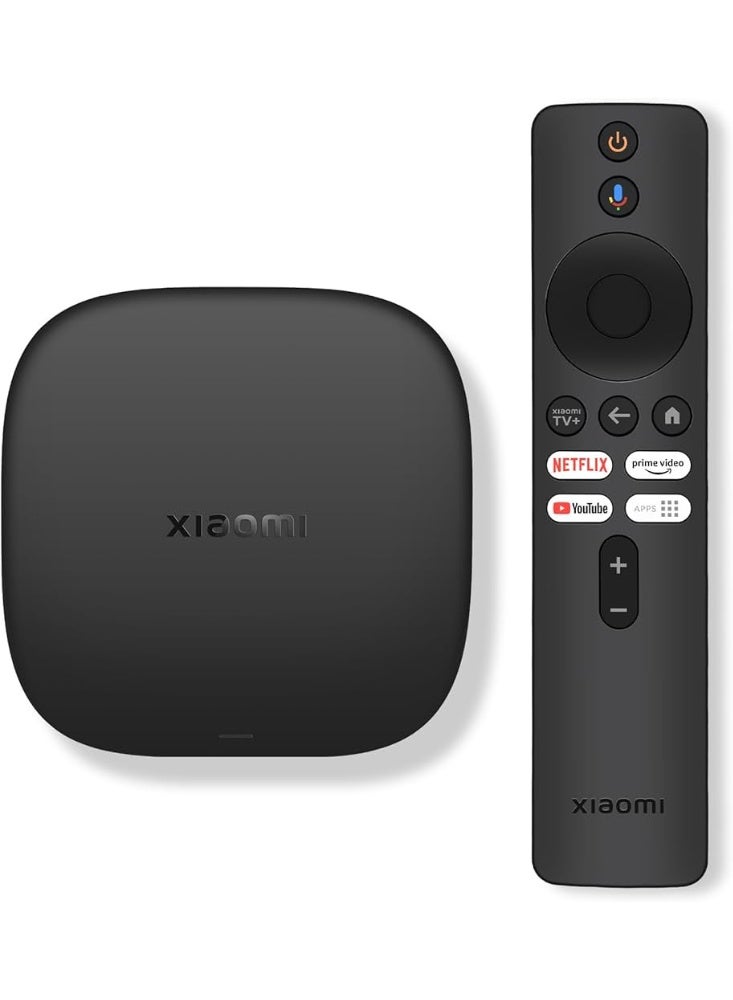 Xiaomi TV Box S 3rd Gen - 4K UHD, Google TV, 32GB Memory, Dolby Vision & Atmos, WiFi 6, HDMI 2.1, Fast Streaming, Compact and Powerful MDZ-38-DB Black - Image 1