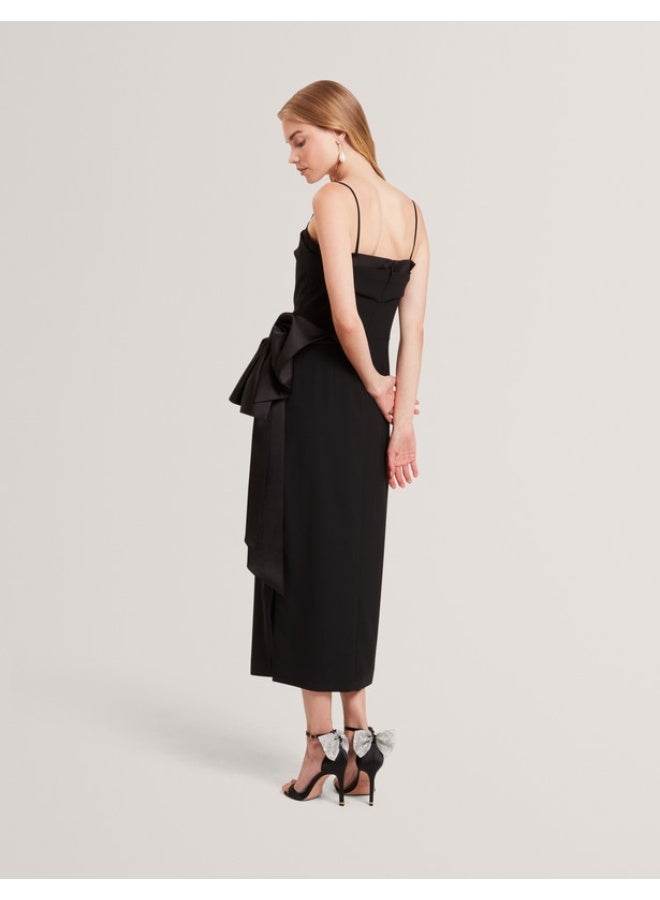 Ted Baker TAILORED SLEEVELESS DRESS WITH SATIN - Image 5