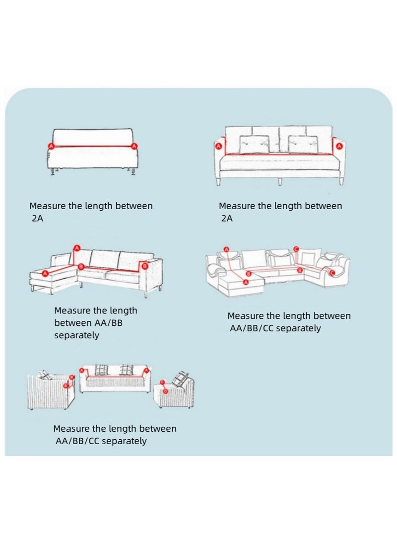 Nariele New Four Seasons Elastic Sofa Cover Full Package - Image 2
