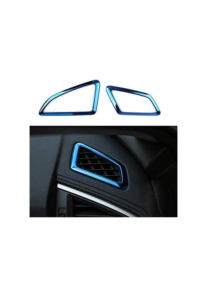 Wivplex Blue Windshield Air Vent Cover Trim for 10th Gen Civic - Image 4
