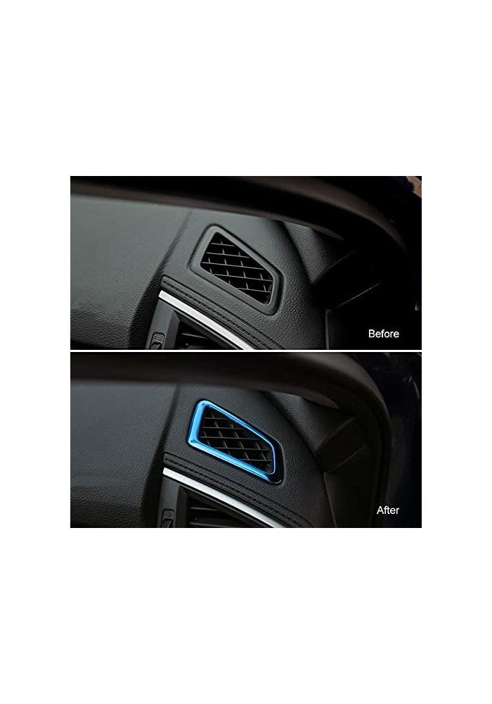 Wivplex Blue Windshield Air Vent Cover Trim for 10th Gen Civic - Image 5