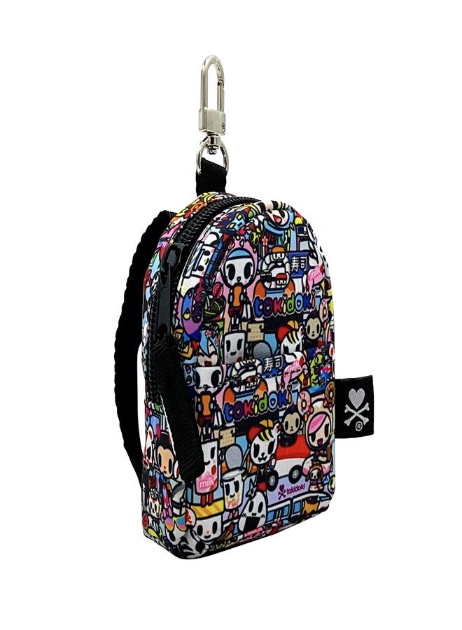 tokidoki Kawaii Micro Backpack Keyring, Black, Small - Image 2