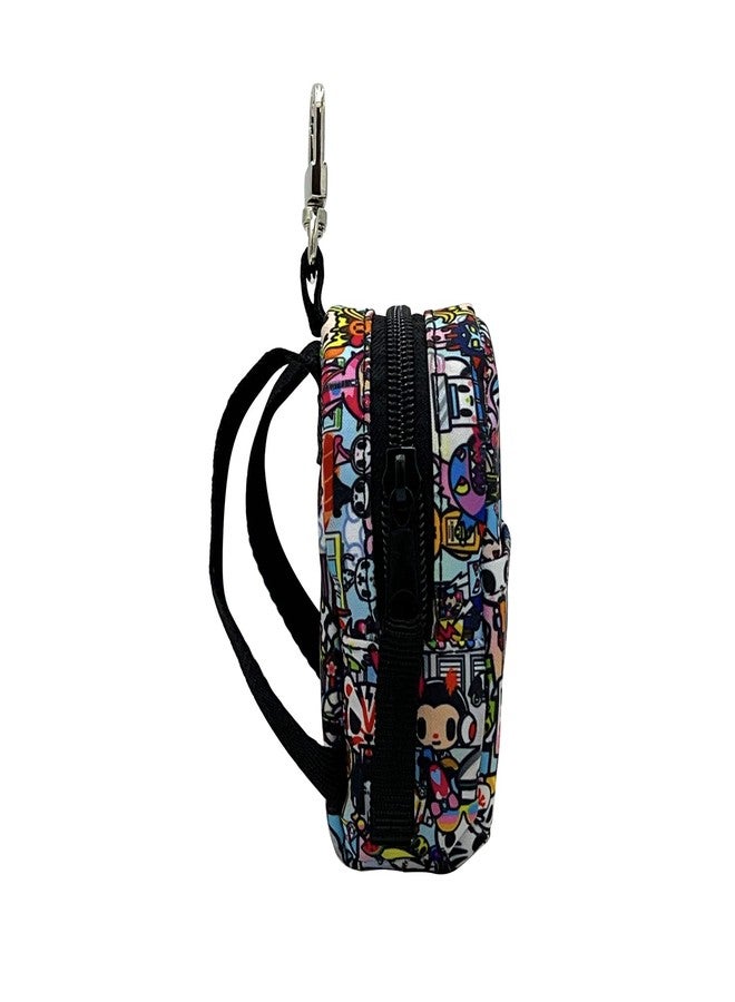 tokidoki Kawaii Micro Backpack Keyring, Black, Small - Image 3