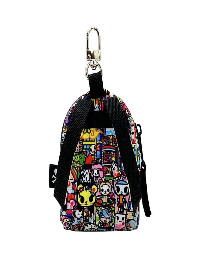 tokidoki Kawaii Micro Backpack Keyring, Black, Small - Image 5