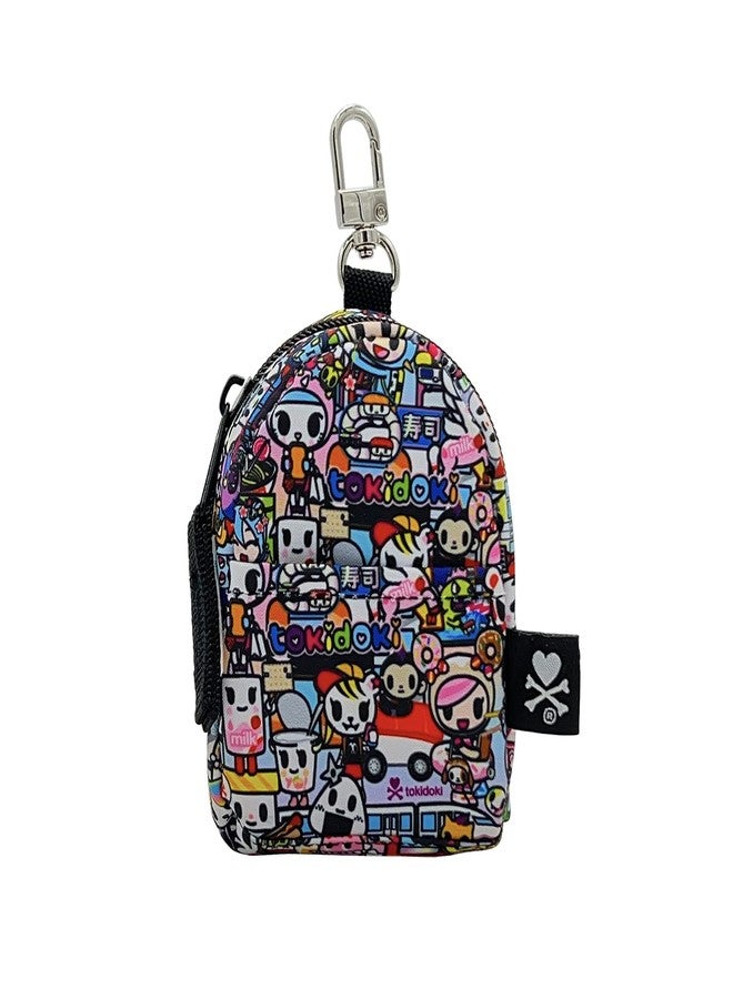 tokidoki Kawaii Micro Backpack Keyring, Black, Small - Image 1