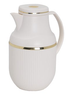 Badraig 2-Piece Coffee And Tea Vacuum Flask Off White/Gold 1 Liter  - Image 3