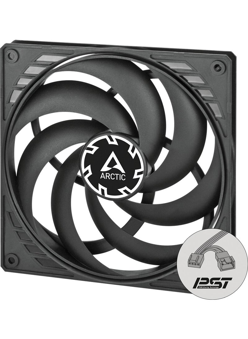 Arctic - Ar ACFAN00268A P14 Slim Pwm Pst 140MM Black Case Fan - Image 1