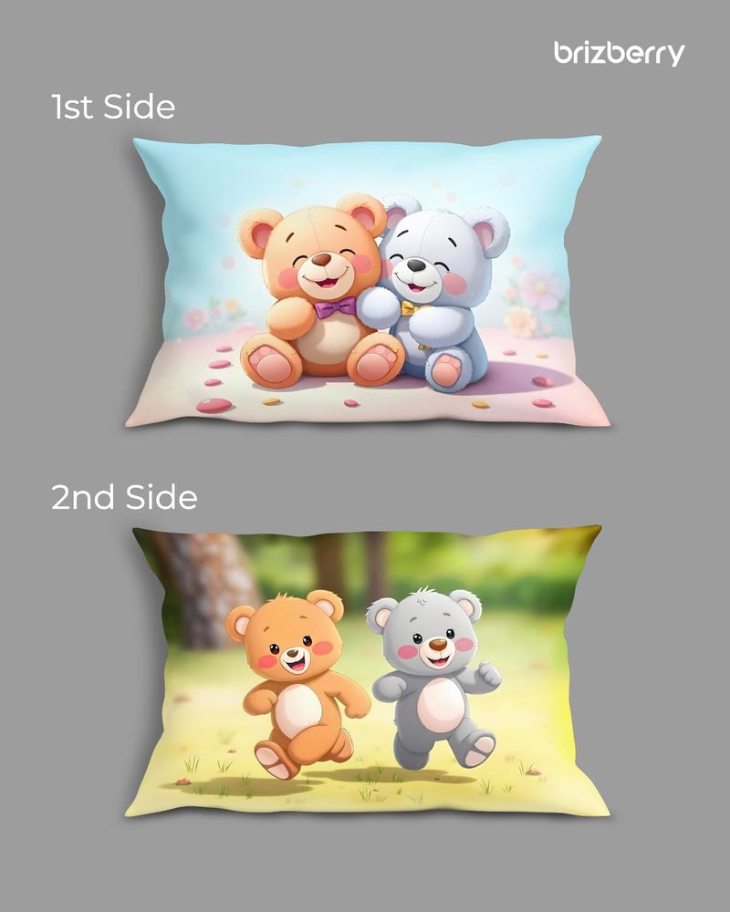 Brizberry ® Kids Pillow Cushion with Super Soft Fabric | Animal & Cartoon Prints | 12x18 inches (Design 24) - Image 2